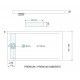 Base de Duche Premium cor Grafito Ral 7016