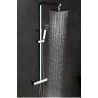 CONJUNTO DE DUCHE INOX QUADRO TERMOSTÁTICO