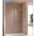 Painel fixo para duche Fresh Levante perfil Prata Brilho