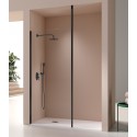 Painel fixo para duche Fresh Levante perfil Preto