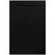 Base de Duche Preta RAL 9005 – Ultraligeira, Antiderrapante Mod. Nilo