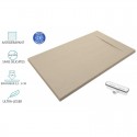 Base de Duche Mocca Mod. NILO Antiderrapante RAL 1001