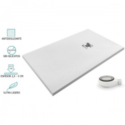 Base de Duche Branca AIRSTONE Ultra-Leve Antiderrapante