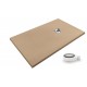 Base de Duche Mocca AIRSTONE Ultra-Leve Antiderrapante