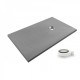 Base de Duche Cinza AIRSTONE Ultraligeira Antiderrapante