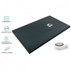 Base de Duche Grafito AIRSTONE Ultraligeira Antiderrapante