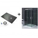 Base Duche Preta + Resguardo Duche Mod. SALADA